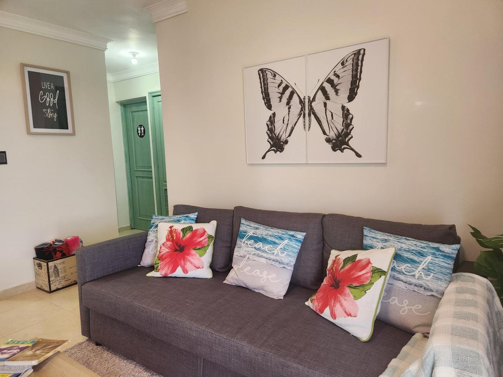 Casita Linda Larimar - 2Br Apartment With Rooftop, Bay Views, Fast Wifi, Near Beach In Barahona Buitenkant foto